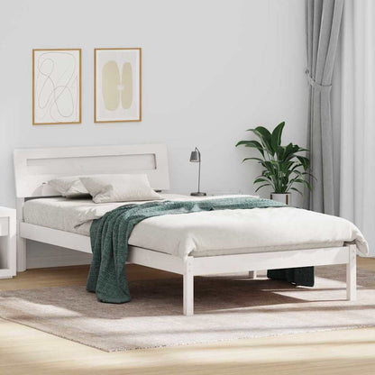 Struttura del letto Bianco 100 x 200 cm Pino massello | homemem39