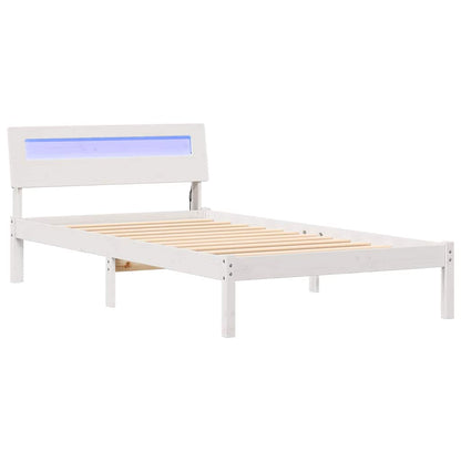 Struttura del letto Bianco 90 x 200 cm Pino massello | homemem39