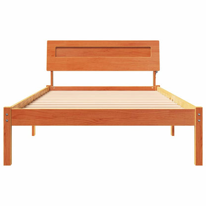 Struttura del letto Marrone cerato 80 x 200 cm Pino massello | homemem39