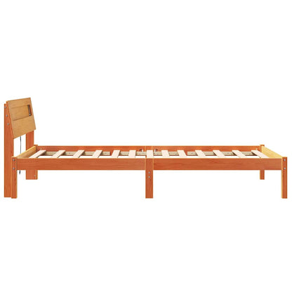 Struttura del letto Marrone cerato 75 x 190 cm Pino massello | homemem39