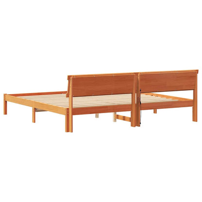 Struttura del letto Marrone cerato 180 x 200 cm Pino massello | homemem39