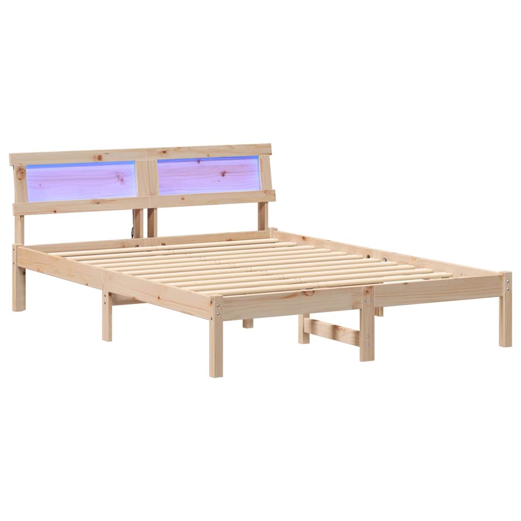 Struttura del letto Marrone 120 x 200 cm Pino massello | homemem39