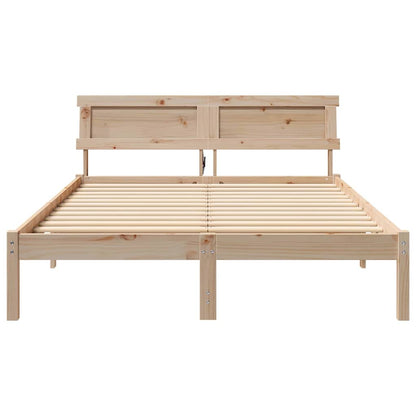 Struttura del letto Marrone 120 x 200 cm Pino massello | homemem39