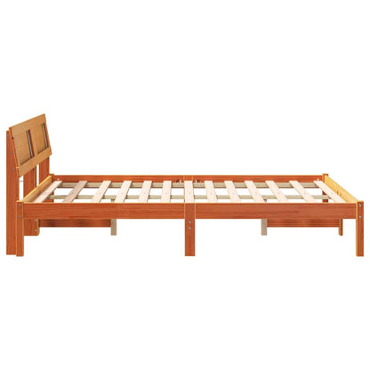 Struttura del letto Marrone cerato 120 x 200 cm Pino massello | homemem39