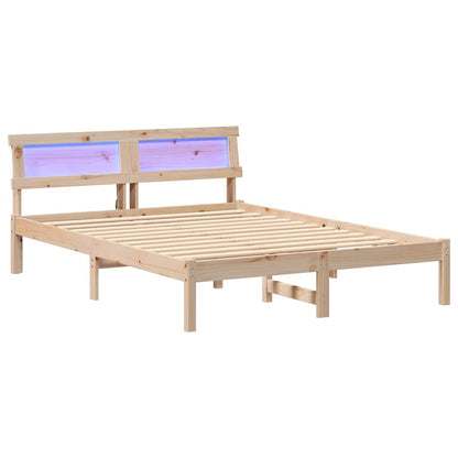 Struttura del letto Marrone 140 x 190 cm Pino massello | homemem39