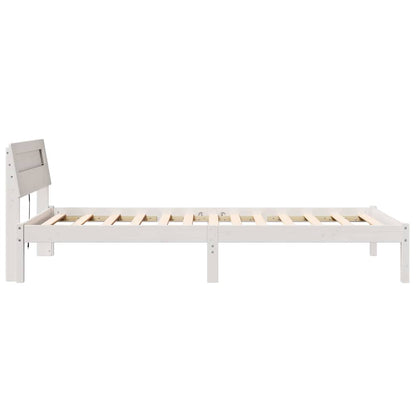 Struttura del letto Bianco 100 x 200 cm Pino massello | homemem39