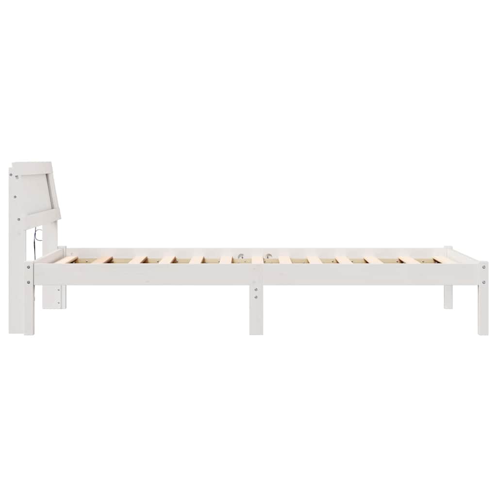 Struttura del letto Bianco 90 x 200 cm Pino massello | homemem39