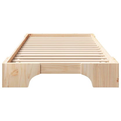 Struttura del letto Marrone 90 x 210 cm Pino massello | homemem39
