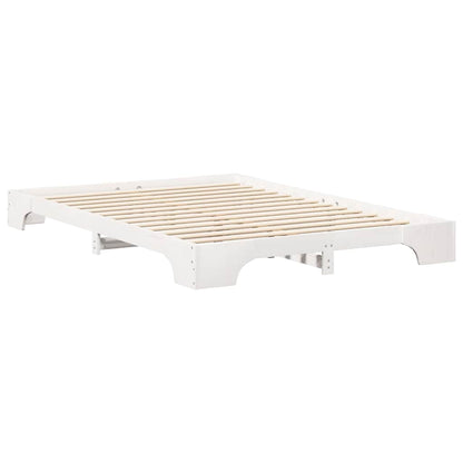 Struttura del letto Bianco 140 x 210 cm Pino massello | homemem39