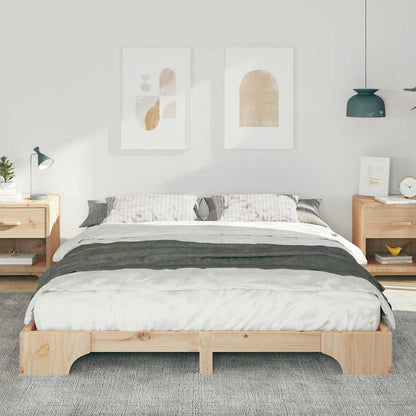 Struttura del letto Marrone 160 x 210 cm Pino massello | homemem39