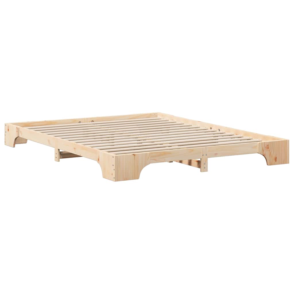 Struttura del letto Marrone 160 x 210 cm Pino massello | homemem39