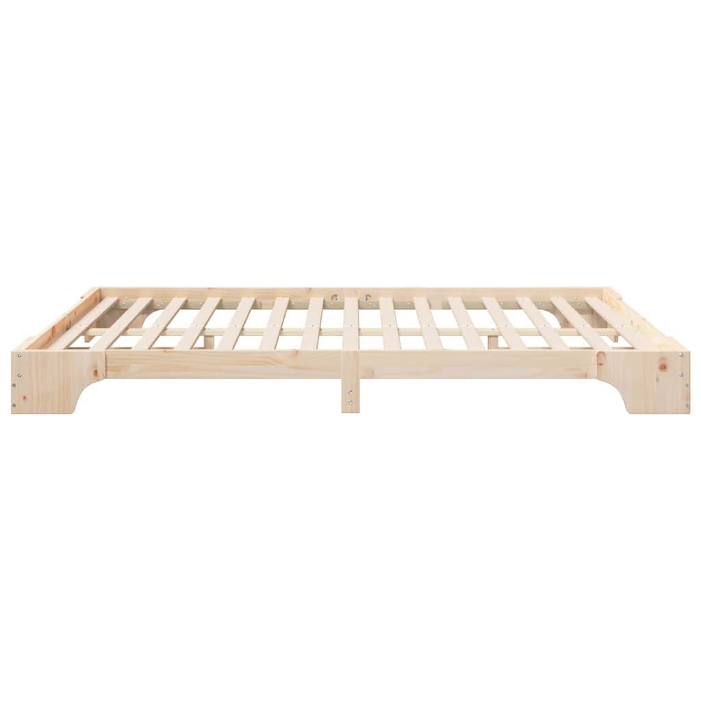 Struttura del letto Marrone 160 x 210 cm Pino massello | homemem39
