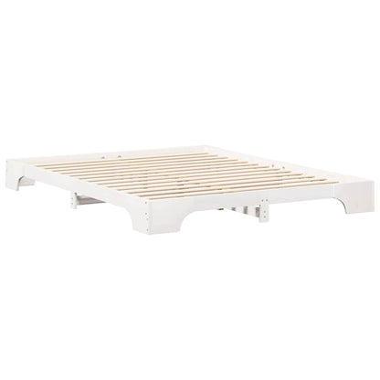 Struttura del letto Bianco 160 x 210 cm Pino massello | homemem39