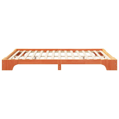 Struttura del letto Marrone 160 x 210 cm Pino massello | homemem39