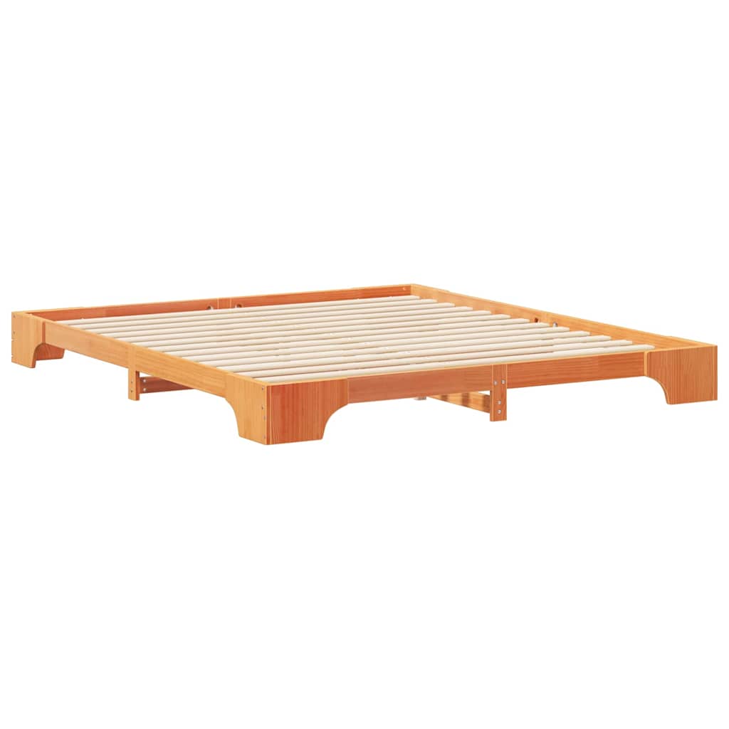 Struttura del letto Marrone 180 x 210 cm Pino massello | homemem39