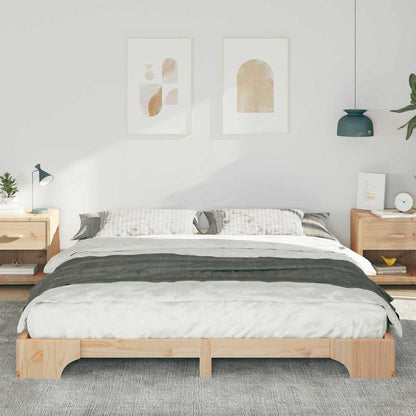 Struttura del letto Marrone 200 x 210 cm Pino massello | homemem39