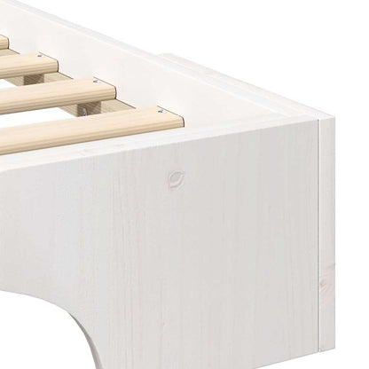 Struttura del letto Bianco 200 x 210 cm Pino massello | homemem39