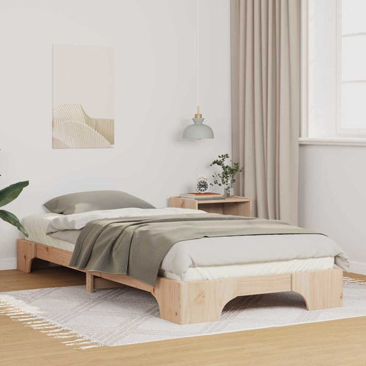 Struttura del letto Marrone 80 x 220 cm Pino massello | homemem39