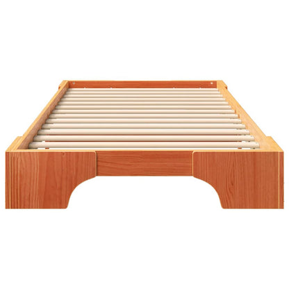 Struttura del letto Marrone 80 x 220 cm Pino massello | homemem39