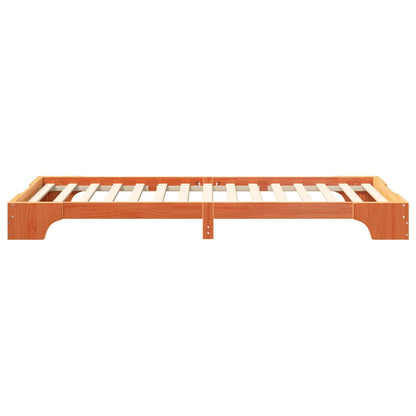 Struttura del letto Marrone 80 x 220 cm Pino massello | homemem39