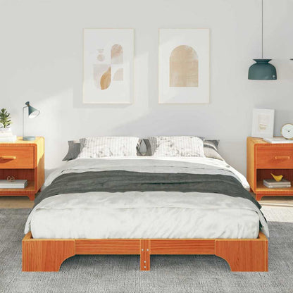 Struttura del letto Marrone 140 x 220 cm Pino massello | homemem39
