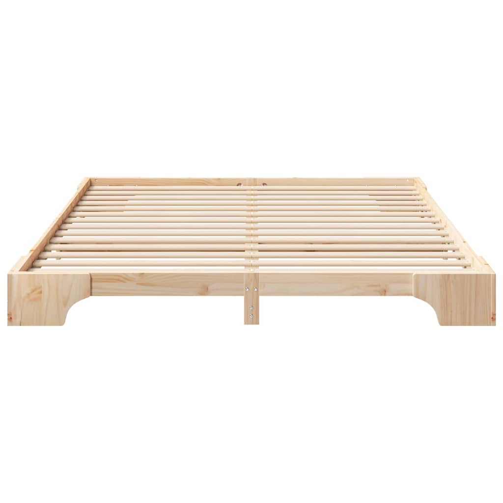 Struttura del letto Marrone 180 x 220 cm Pino massello | homemem39