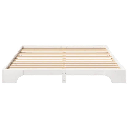 Struttura del letto Bianco 180 x 220 cm Pino massello | homemem39