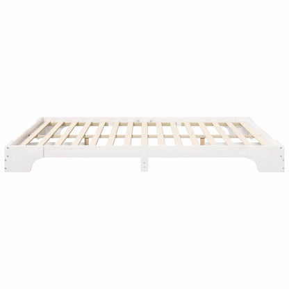 Struttura del letto Bianco 180 x 220 cm Pino massello | homemem39