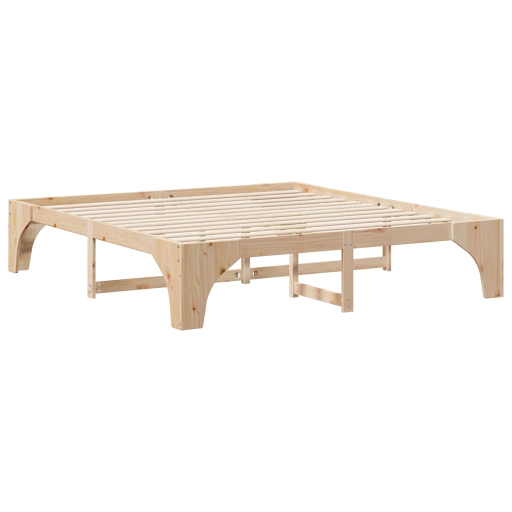 Struttura del letto Marrone 180 x 200 cm Pino massello | homemem39