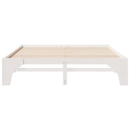 Struttura del letto Bianco 180 x 200 cm Pino massello | homemem39