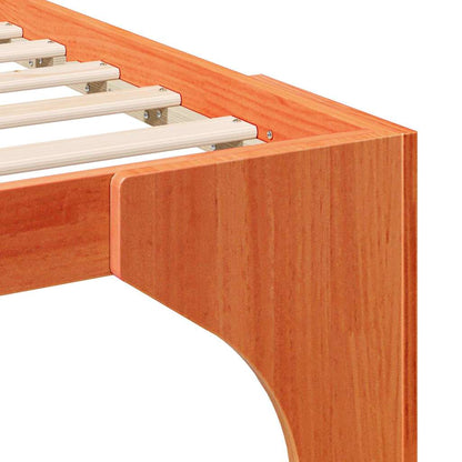 Struttura del letto Marrone 180 x 200 cm Pino massello