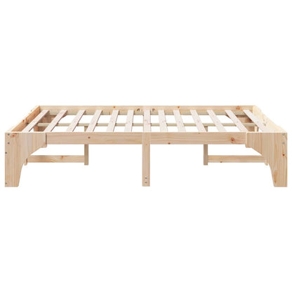 Struttura del letto Marrone 150 x 200 cm Pino massello | homemem39