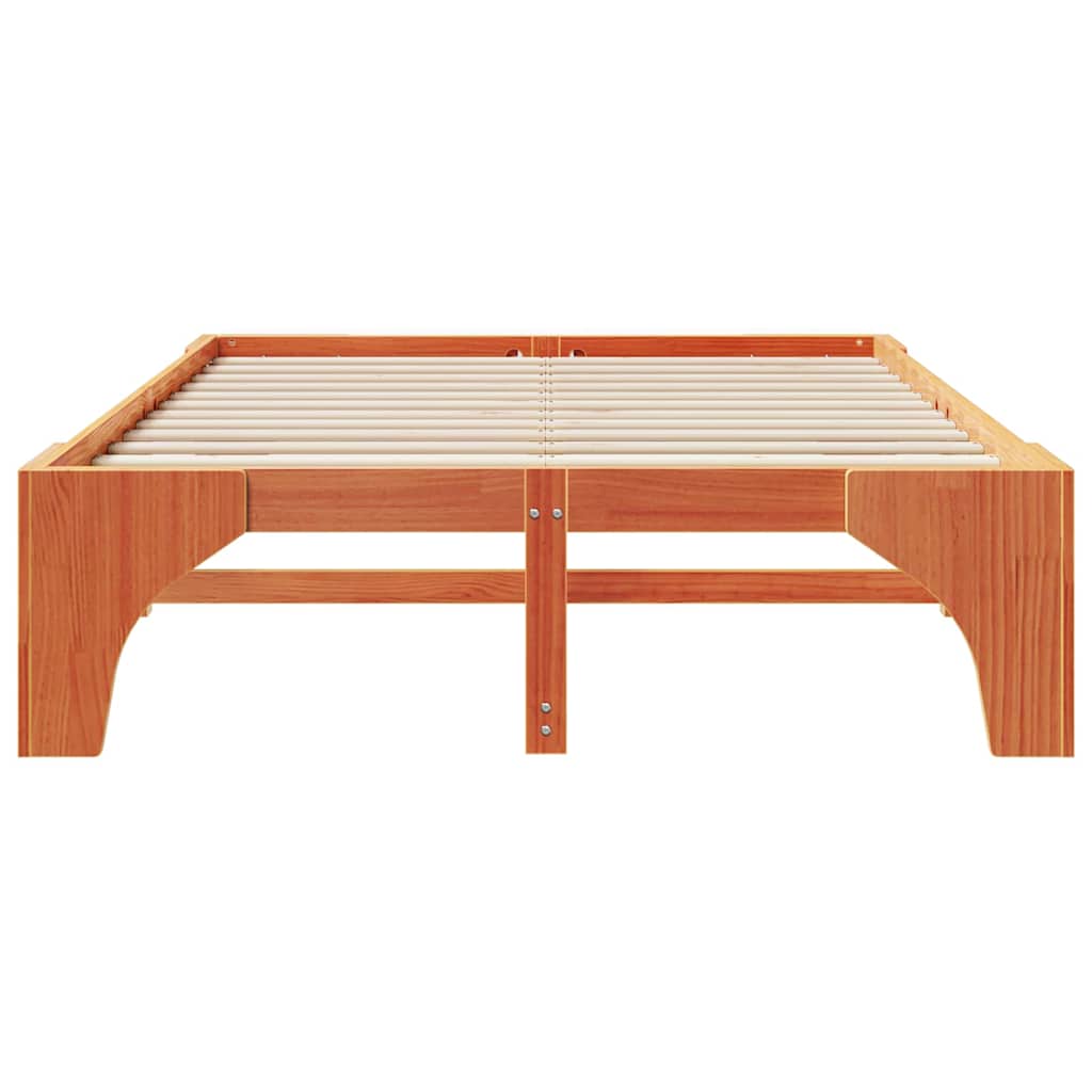 Struttura del letto Marrone 150 x 200 cm Pino massello | homemem39
