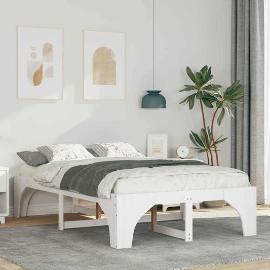 Struttura del letto Bianco 120 x 200 cm Pino massello | homemem39