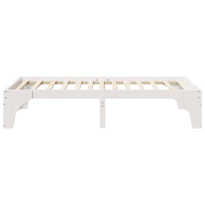 Struttura del letto Bianco 100 x 200 cm Pino massello | homemem39