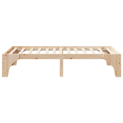 Struttura del letto Marrone 90 x 200 cm Pino massello | homemem39