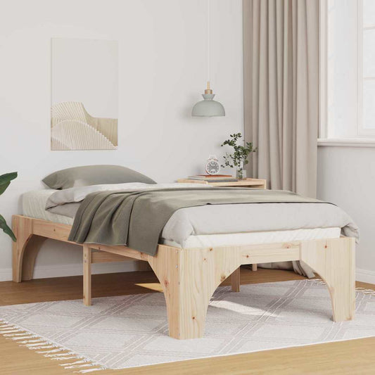 Struttura del letto Marrone 80 x 200 cm Pino massello | homemem39