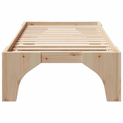 Struttura del letto Marrone 80 x 200 cm Pino massello | homemem39