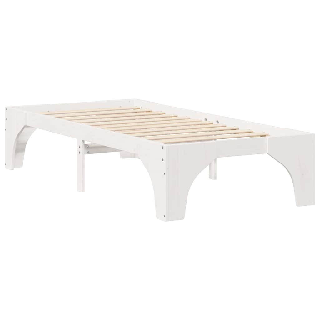 Struttura del letto Bianco 80 x 200 cm Pino massello | homemem39