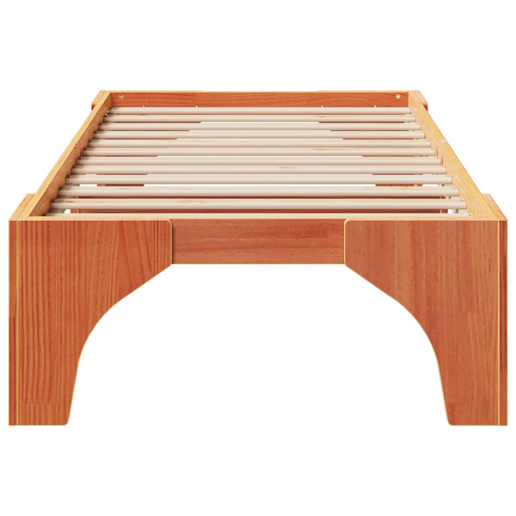 Struttura del letto Marrone 80 x 200 cm Pino massello | homemem39
