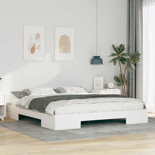 Struttura del letto Bianco 200 x 200 cm | homemem39