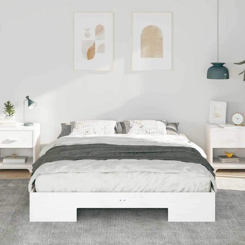 Struttura del letto Bianco 160 x 200 cm | homemem39