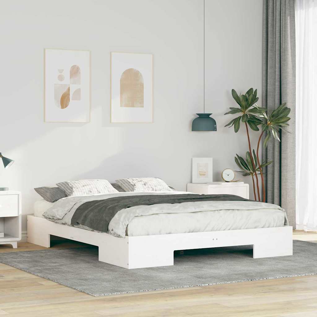Struttura del letto Bianco 140 x 200 cm | homemem39