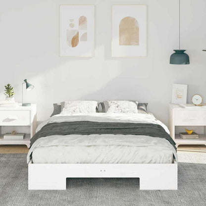 Struttura del letto Bianco 140 x 190 cm | homemem39