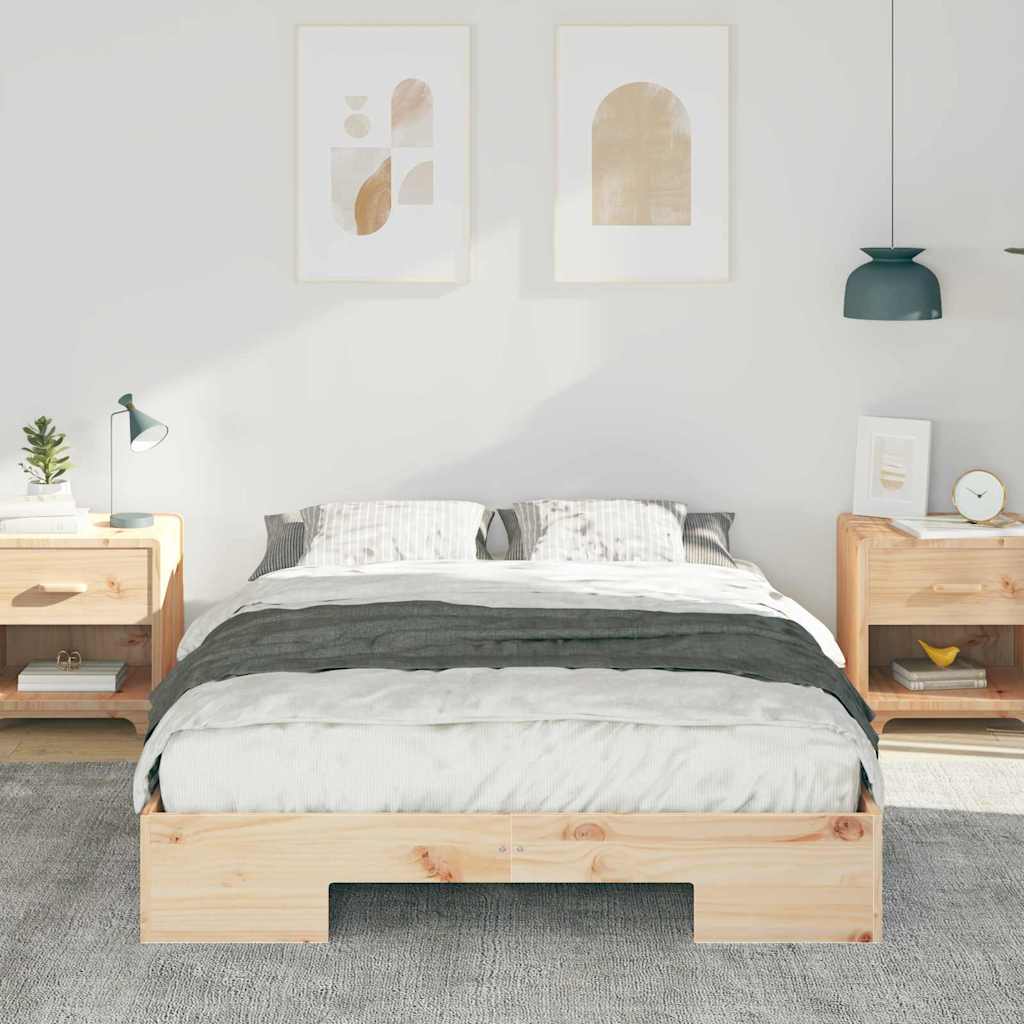 Struttura del letto Marrone 120 x 190 cm | homemem39
