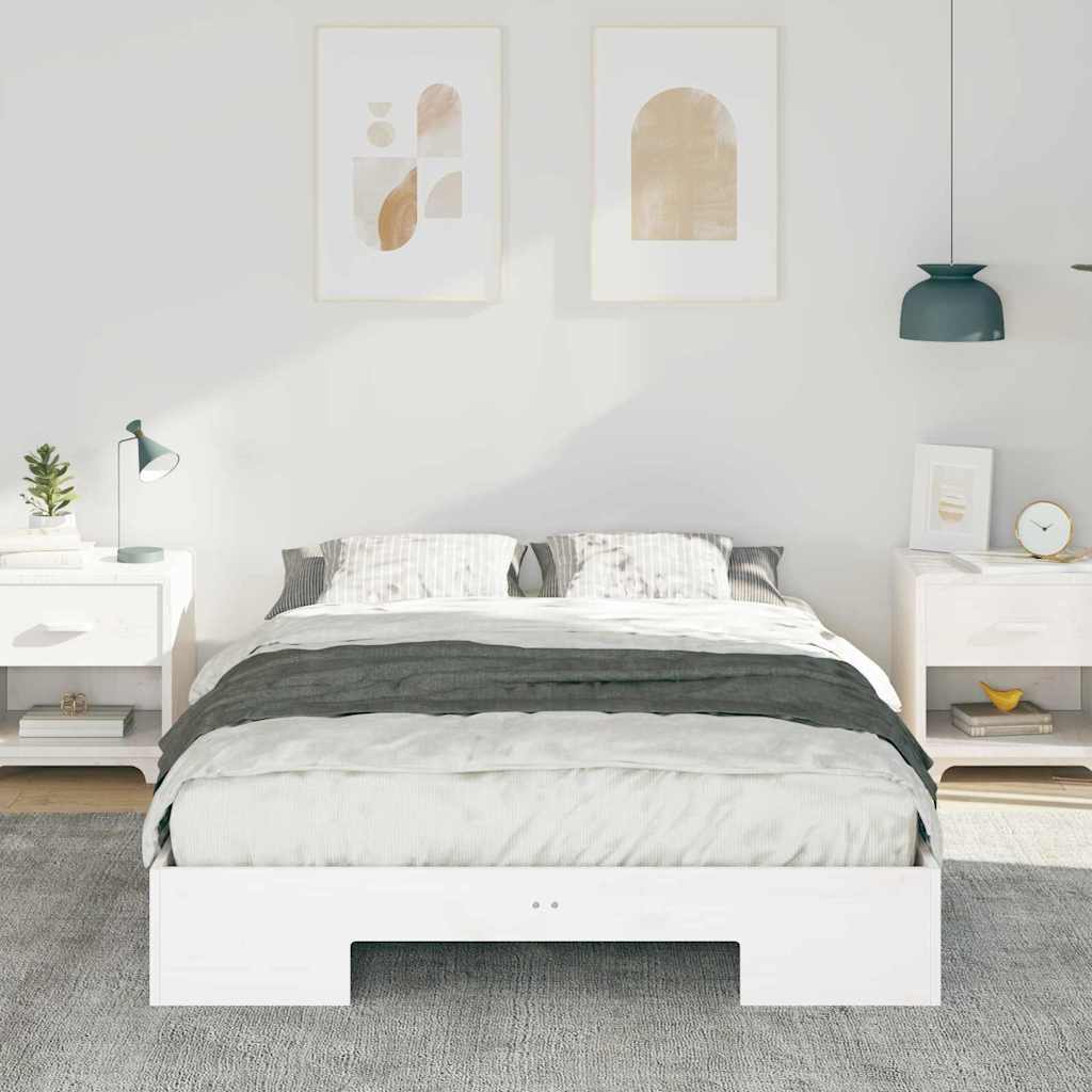 Struttura del letto Bianco 120 x 190 cm | homemem39