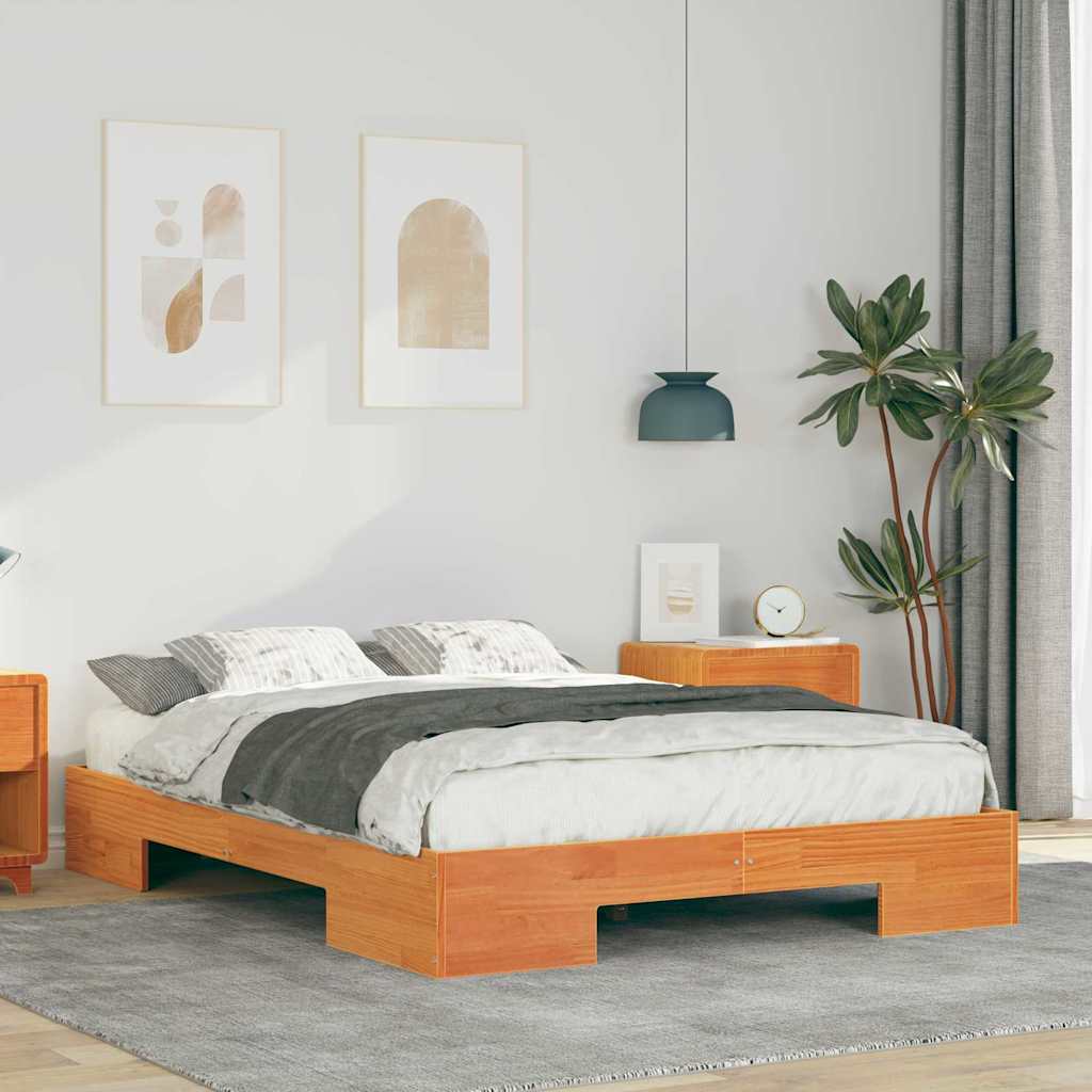 Struttura del letto Marrone 120 x 190 cm | homemem39