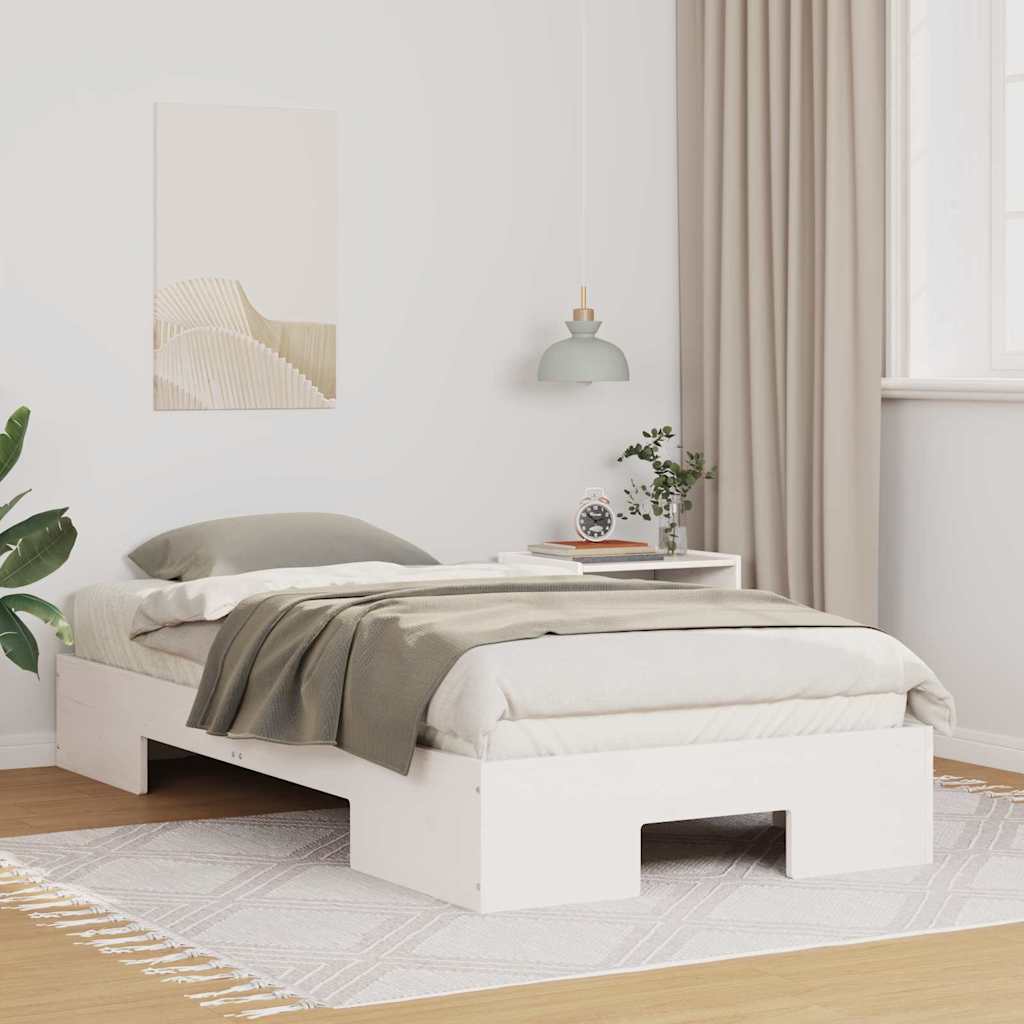 Struttura del letto Bianco 90 x 200 cm | homemem39