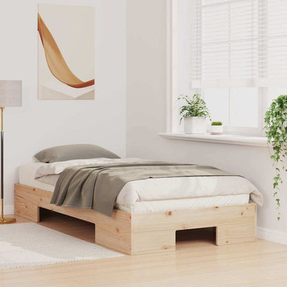 Struttura del letto Marrone 75 x 190 cm | homemem39