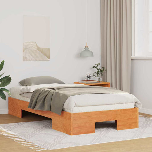 Struttura del letto Marrone 75 x 190 cm | homemem39